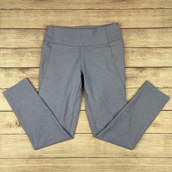 Outdoor Voices Light Blue Contour Leggings Warmup Cropped - Picture 1 of 5